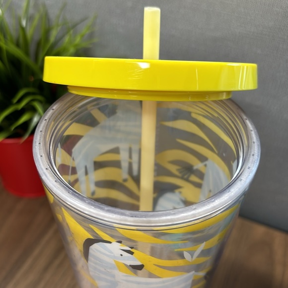 Starbucks Zebra yellow venti cold tumbler. - Picture 4 of 6